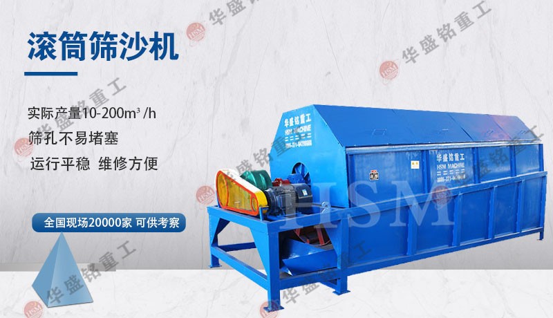 滾筒篩砂機